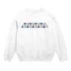 MACHI_no0223の△▽△▽△ Crew Neck Sweatshirt