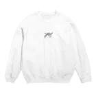 【 ALBINO. 】　Online Store！！のalbino. White Line. Crew Neck Sweatshirt