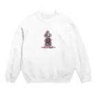 アムモ98ホラーチャンネルショップの心霊～パンデミック～ロゴ Crew Neck Sweatshirt