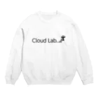 発展途上法人トムスのCloudLab_blackLogo スウェット