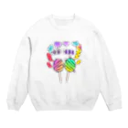 B R I G H TのCRAZY CANDYS ??  Crew Neck Sweatshirt