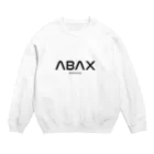 ABAX DIAMOND co.のABAX DIAMOND co. space logo ホワイト スウェット