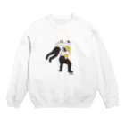 アカツキ@味のプロレスの暴走戦士 Crew Neck Sweatshirt