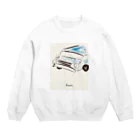 ほくそ笑むショップのレトロカー Crew Neck Sweatshirt