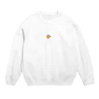ebi_fooodの【食材ワンポイント】44_orange Crew Neck Sweatshirt