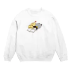 猫店長のお店～ペンギンの野望～の読書中 Crew Neck Sweatshirt