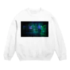 夜逃げ屋さんのcyber punk Crew Neck Sweatshirt