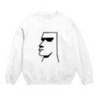 ムエックネのモアイ Crew Neck Sweatshirt