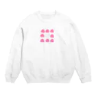 ﾄﾌﾞﾄﾘﾉﾋﾅの桃尻野郎(濃色用) Crew Neck Sweatshirt