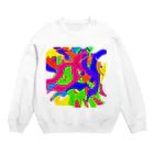 穏やかねこさん堂のcolor Crew Neck Sweatshirt