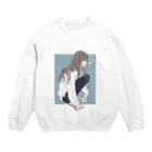 慧    子のきゃんでぃ Crew Neck Sweatshirt