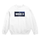 8bit_player65のナンバープレート【MAHALO】 Crew Neck Sweatshirt