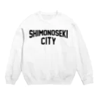 JIMOTO Wear Local Japanの下関市 SHIMONOSEKI CITY Crew Neck Sweatshirt