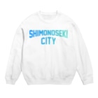 JIMOTO Wear Local Japanの下関市 SHIMONOSEKI CITY Crew Neck Sweatshirt