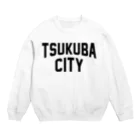 JIMOTOE Wear Local Japanのつくば市 TSUKUBA CITY Crew Neck Sweatshirt