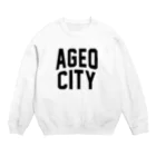 JIMOTO Wear Local Japanの上尾市 AGEO CITY Crew Neck Sweatshirt