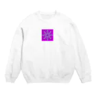 HAKOCHINのPurple Leaves Crew Neck Sweatshirt