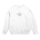 OIRAの洗濯表示みたいなやつ Crew Neck Sweatshirt