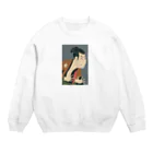 bileeの東洲斎写楽 　二世大谷鬼次の奴江戸兵衛 Crew Neck Sweatshirt