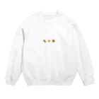 あおいのshopの3種のクッキー柄 Crew Neck Sweatshirt