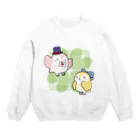 よろずやアカネの恋するフクロウ Crew Neck Sweatshirt