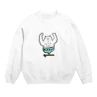 けちゃっぷごはんのお店のねこマッチョライス Crew Neck Sweatshirt