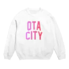 JIMOTOE Wear Local Japanの太田市 OTA CITY Crew Neck Sweatshirt