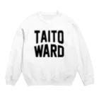 JIMOTOE Wear Local Japanの台東区 TAITO WARD Crew Neck Sweatshirt