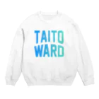 JIMOTOE Wear Local Japanの台東区 TAITO WARD Crew Neck Sweatshirt