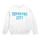 JIMOTOE Wear Local Japanの豊川市 TOYOKAWA CITY スウェット