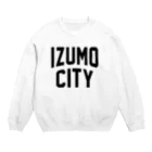 JIMOTOE Wear Local Japanの出雲市 IZUMO CITY Crew Neck Sweatshirt