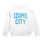 JIMOTOE Wear Local Japanの出雲市 IZUMO CITY Crew Neck Sweatshirt