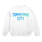 JIMOTOE Wear Local Japanの苫小牧市 TOMAKOMAI CITY Crew Neck Sweatshirt