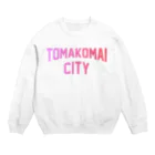 JIMOTOE Wear Local Japanの苫小牧市 TOMAKOMAI CITY Crew Neck Sweatshirt