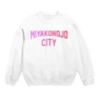 JIMOTOE Wear Local Japanの都城市 MIYAKONOJO CITY Crew Neck Sweatshirt