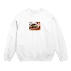 milk chocolateのみるく Crew Neck Sweatshirt