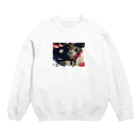 milk chocolateのあめりかんみるく Crew Neck Sweatshirt