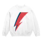 DRIPPEDのLIGHTNING BOLT -GLAM ROCK MAKE UP- Crew Neck Sweatshirt