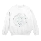 ShikakuSankakuの星座早見盤 Crew Neck Sweatshirt