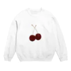 たべもの屋さんの🍒 Crew Neck Sweatshirt