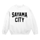 JIMOTOE Wear Local Japanの狭山市 SAYAMA CITY Crew Neck Sweatshirt