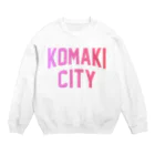 JIMOTO Wear Local Japanの小牧市 KOMAKI CITY スウェット