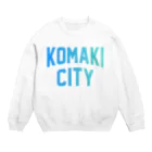 JIMOTOE Wear Local Japanの小牧市 KOMAKI CITY Crew Neck Sweatshirt