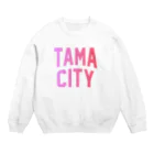 JIMOTOE Wear Local Japanの多摩市 TAMA CITY Crew Neck Sweatshirt