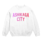 JIMOTO Wear Local Japanの足利市 ASHIKAGA CITY Crew Neck Sweatshirt