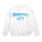 JIMOTOE Wear Local Japanの石巻市 ISHINOMAKI CITY Crew Neck Sweatshirt