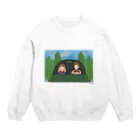  10m18　なんともいえない表情達のドライブ Crew Neck Sweatshirt