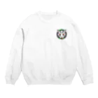 トドメ研究室の虎だって猫だもの Crew Neck Sweatshirt