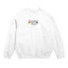 YESMAN877のおさかなBurning Crew Neck Sweatshirt