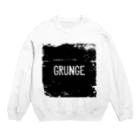 DRIPPEDのGRUNGE-グランジ-BOXロゴTシャツ Crew Neck Sweatshirt